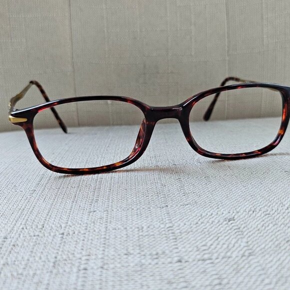 Vintage Guess Eyeglasses Frame Brown Tortoise/Gold Tone Glasses Eye Wear GU643 main image 11